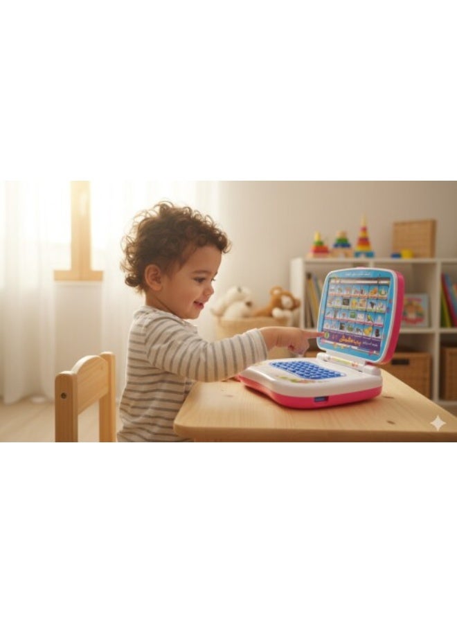 Arabic Learning Laptop Toy for Kids – Interactive Educational Computer for Children - view 2